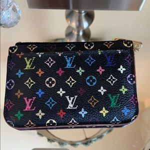 RESALE - LV card wallet with key chain